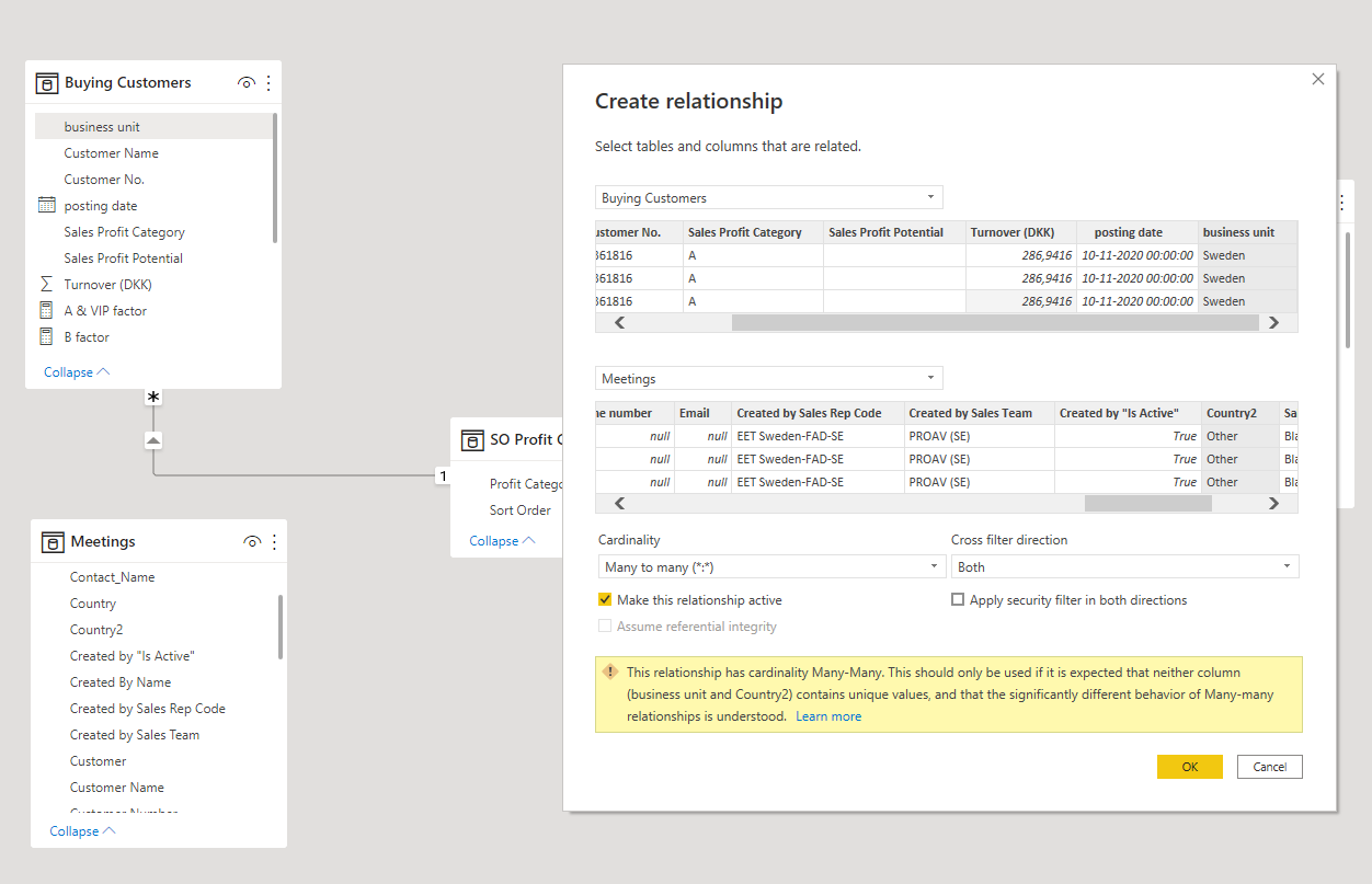 Combine two tables (many to many relation problem) - Microsoft Fabric ...
