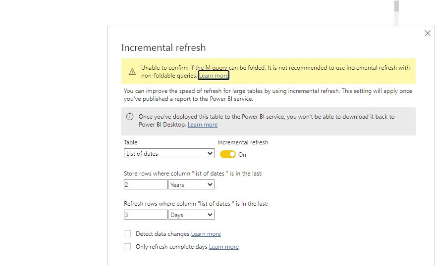 Solved: Incremental Refresh Power BI - Microsoft Fabric Community