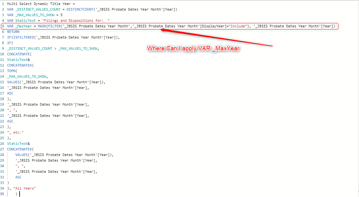 DAX Dynamic Filter - Microsoft Fabric Community