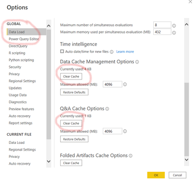 clear cache PowerBI.png