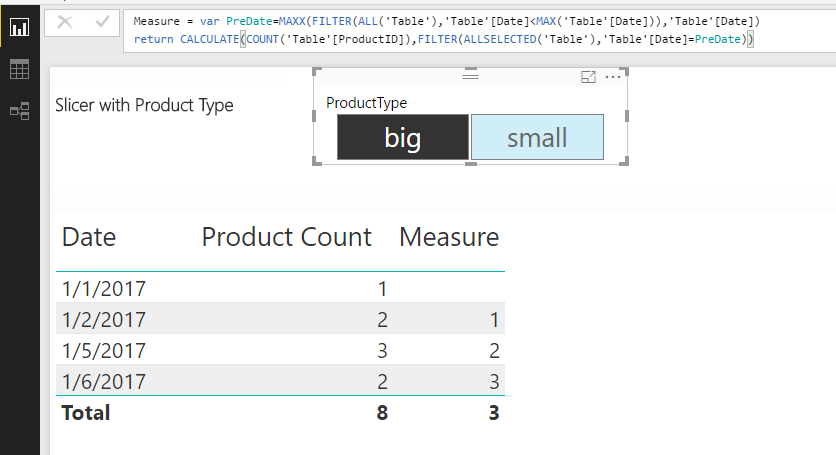 Solved: EARLIER with a new measure instead new column - Microsoft ...