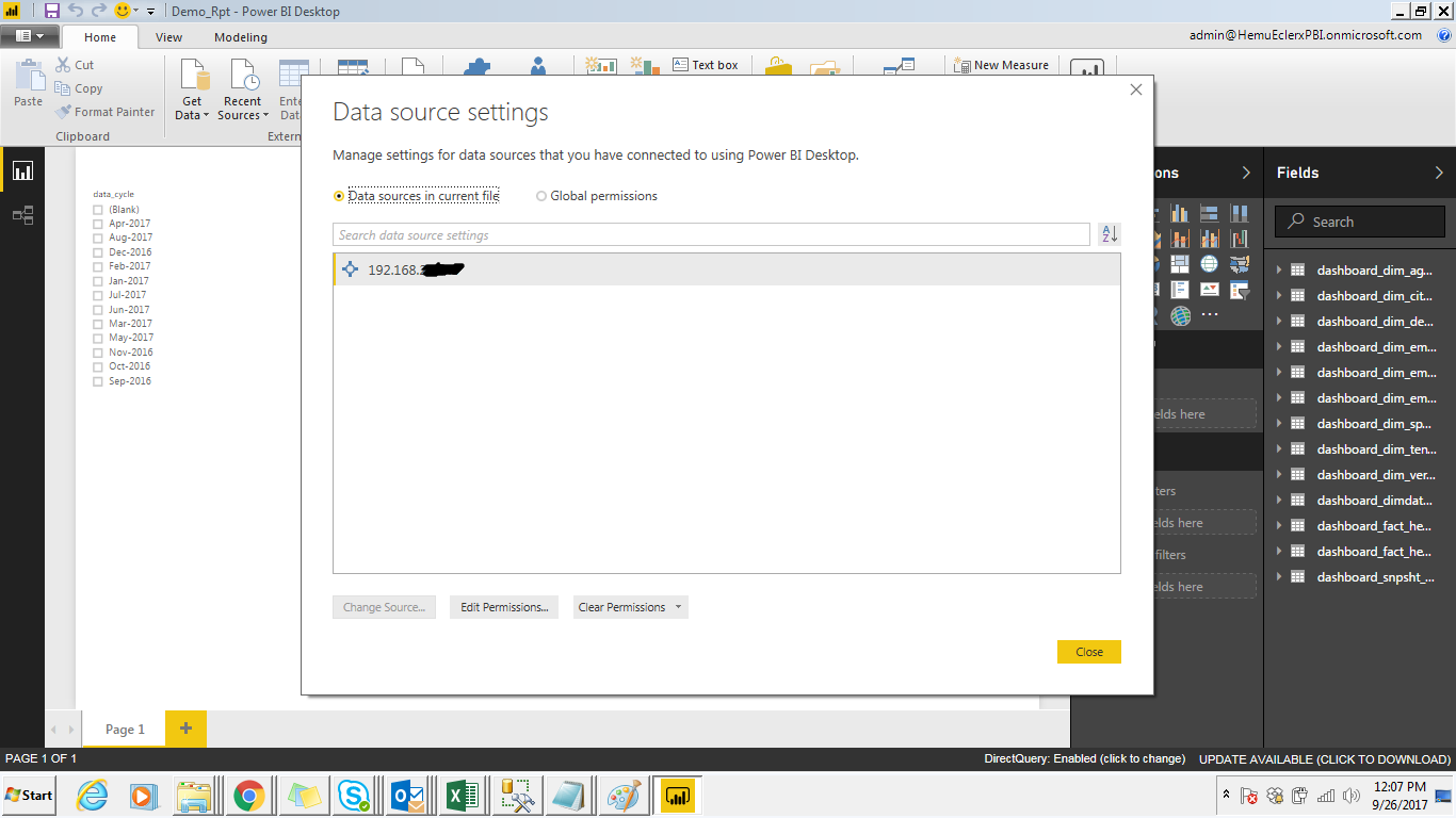 Solved: Impala issue This data source cant be accessed by ...