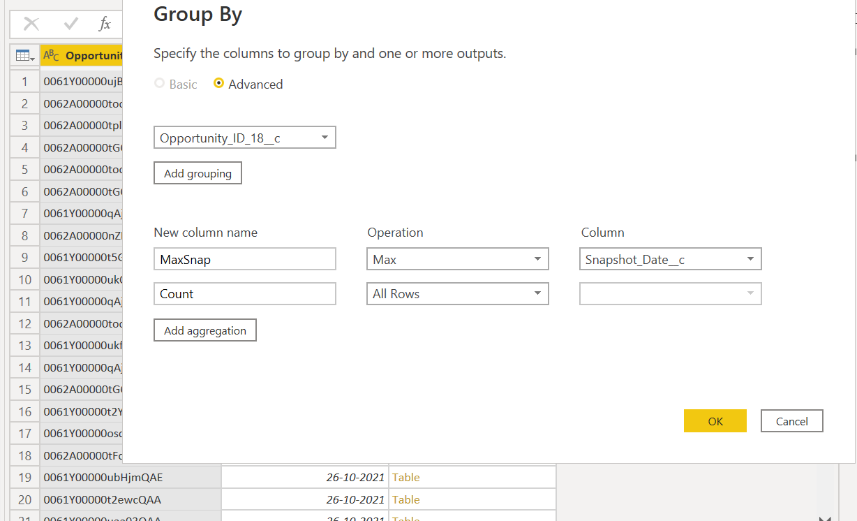 Solved: How to get the Latest date of one column on the ba ...
