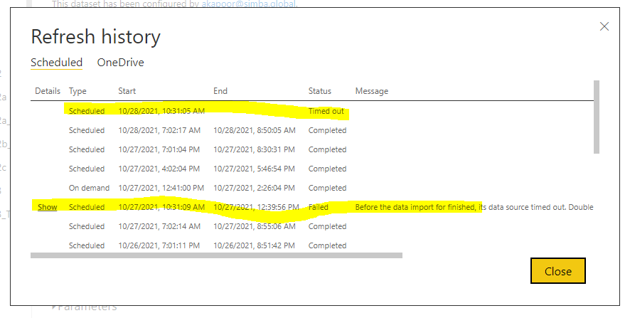 Solved: Refresh history query - Microsoft Fabric Community