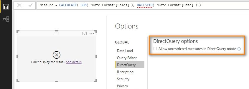 DATESYTD not supported in one of my Power BI Desktops while supported in the other one_1.jpg