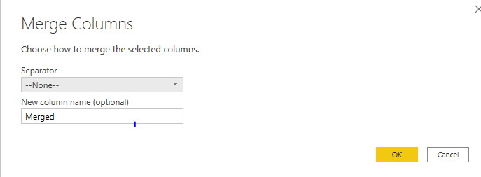 Merging two columns - Microsoft Fabric Community