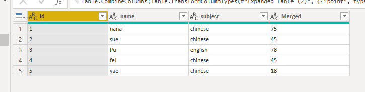 Merging two columns - Microsoft Fabric Community