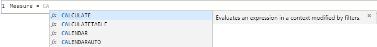 Solved: Dax editor suggestions not showing - Microsoft Fabric Community