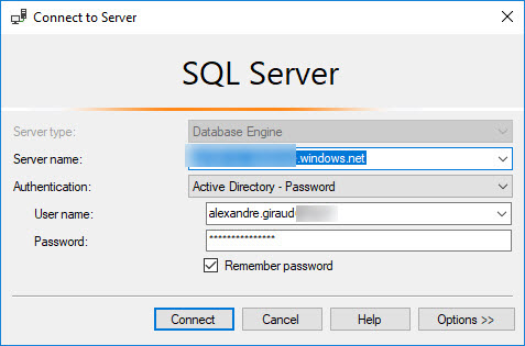 Connect Azure SQL with Azure Active Directory Pass... - Microsoft ...