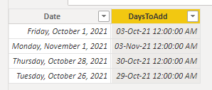 Solved: Add days to customer calendar - Microsoft Fabric Community