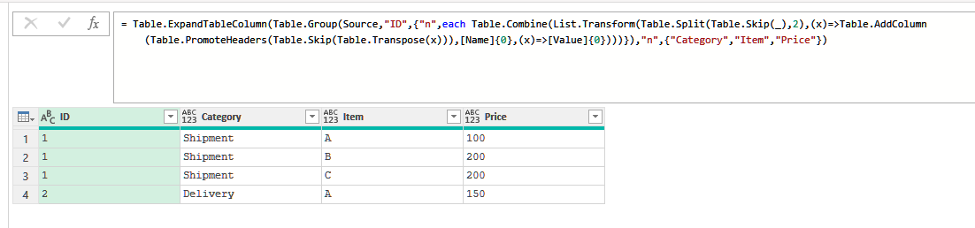 Solved: Pivot Table with multiple same values - Microsoft Fabric Community