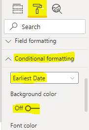 Solved: Conditional formatting in matrix table - Microsoft Fabric Community