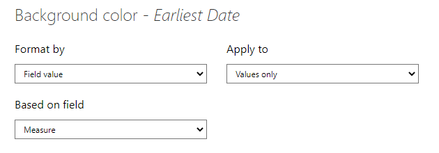 Solved: Conditional formatting in matrix table - Microsoft Fabric Community