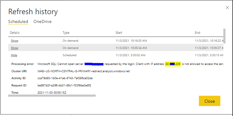 Solved: Refresh from Azure SQL Database not working - Microsoft Fabric ...