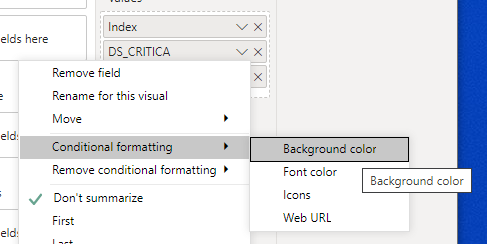 Solved: How can I color fields in a table from a condition ...