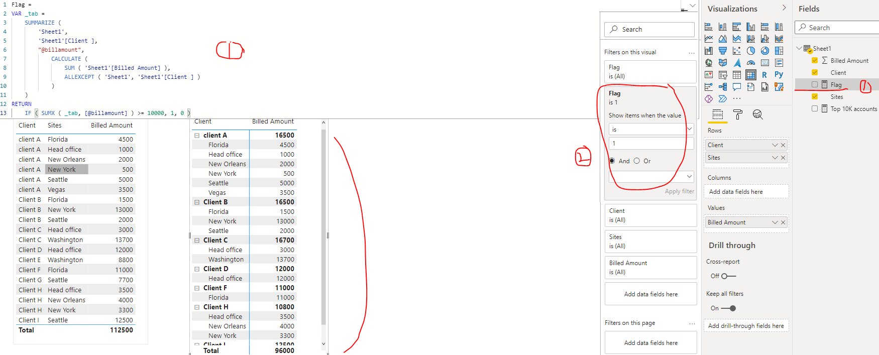 Solved: Removing a measure from a filter to show all const ...