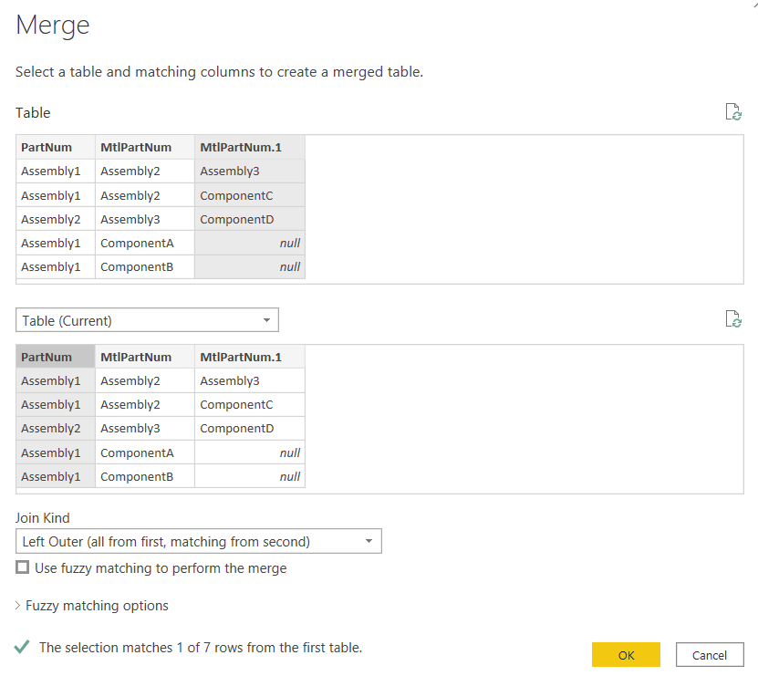 Merge Query To Itself In Loop - Microsoft Fabric Community