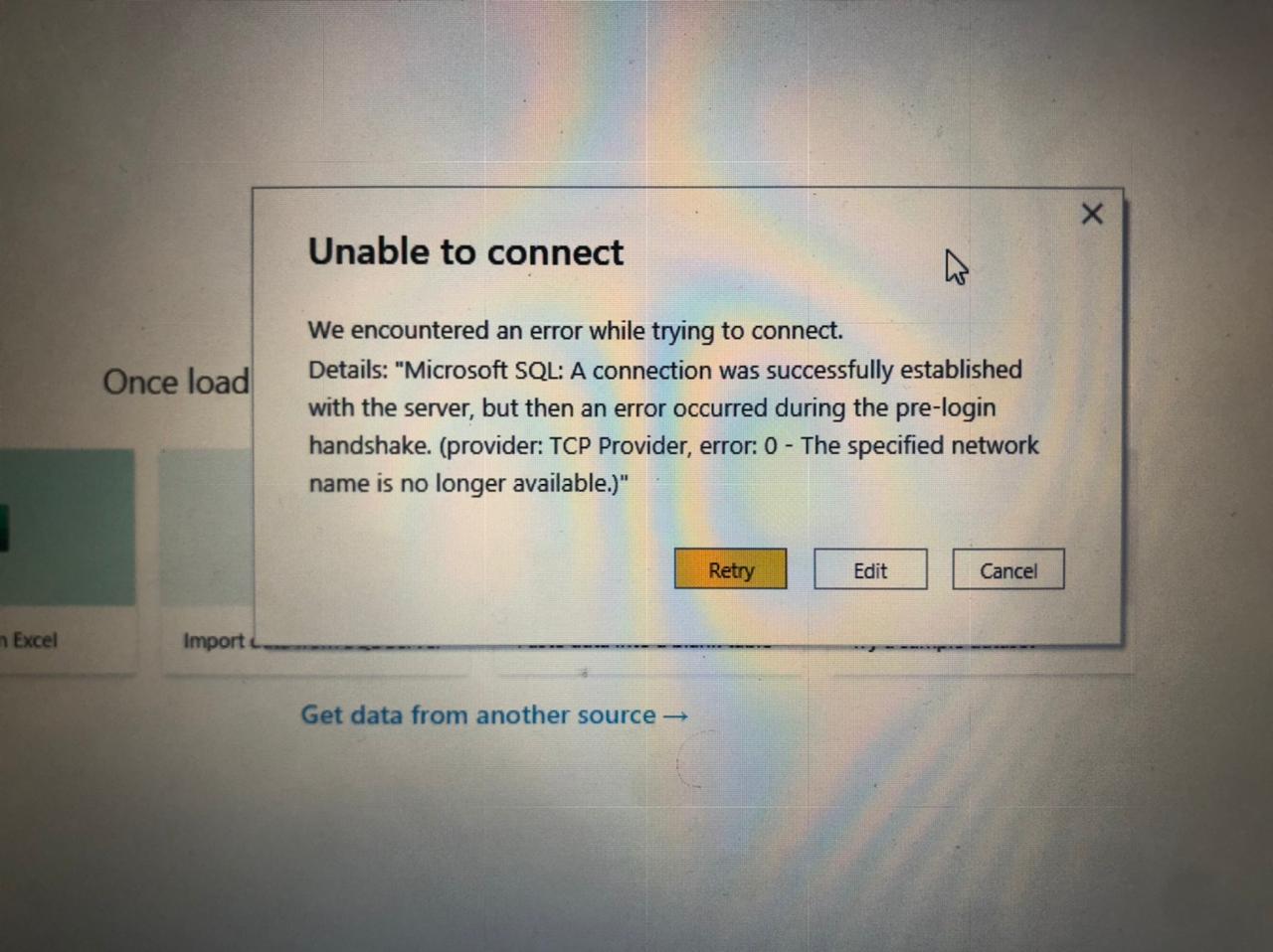Solved: Multiple Errors linking with My SQL Server. - Microsoft Fabric ...