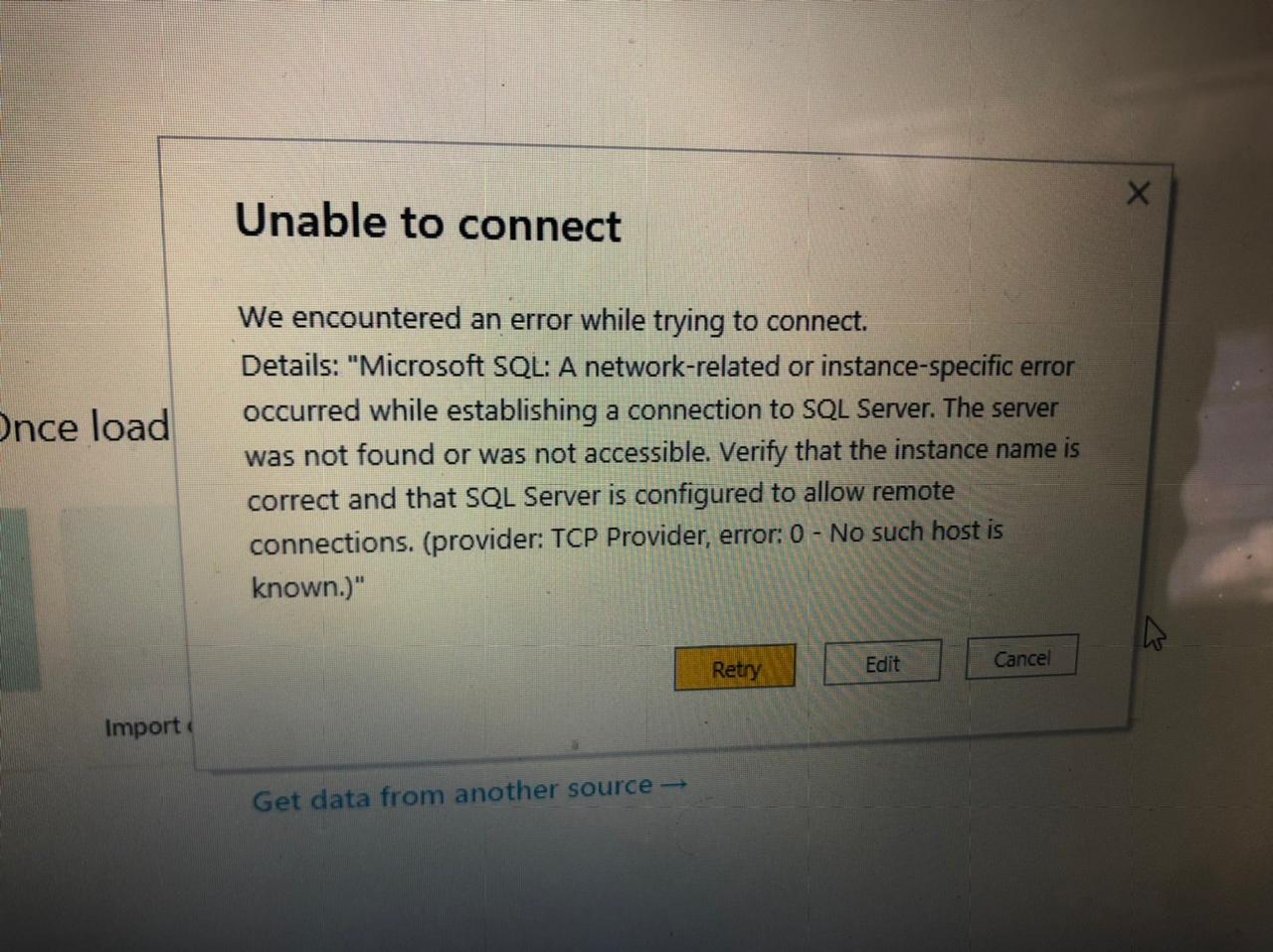 Solved: Multiple Errors linking with My SQL Server. - Microsoft Fabric ...