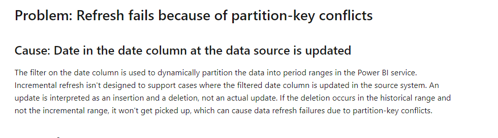 Incremental Refresh is not working when parameters... - Microsoft ...