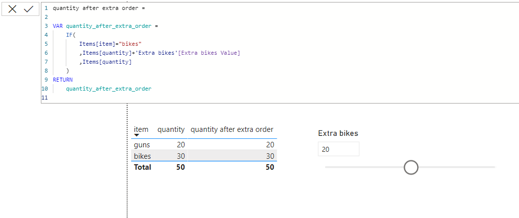 Solved: What if parameter in DAX - Microsoft Fabric Community