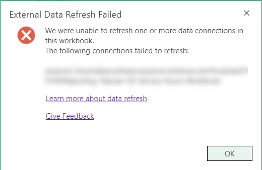 Solved: Unable to connect a workbook to AAS - Microsoft Fabric Community