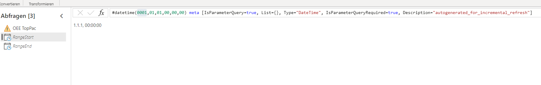 Solved: Error dataflow incremental refresh - Microsoft Fabric Community