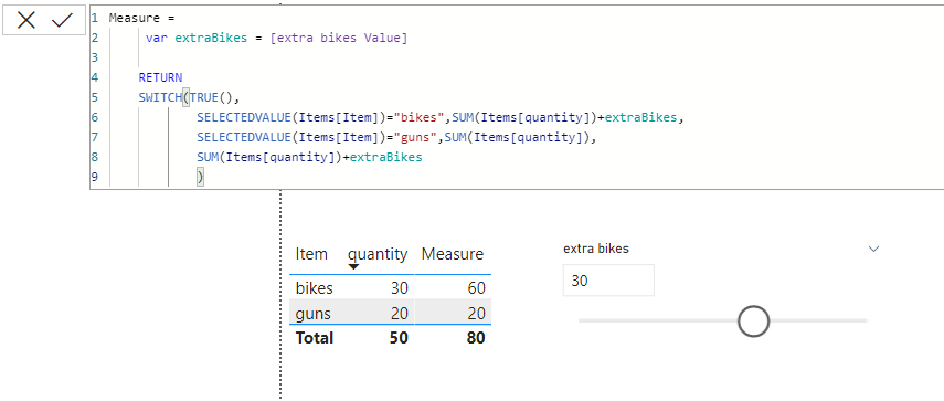Solved: What if parameter in DAX - Microsoft Fabric Community