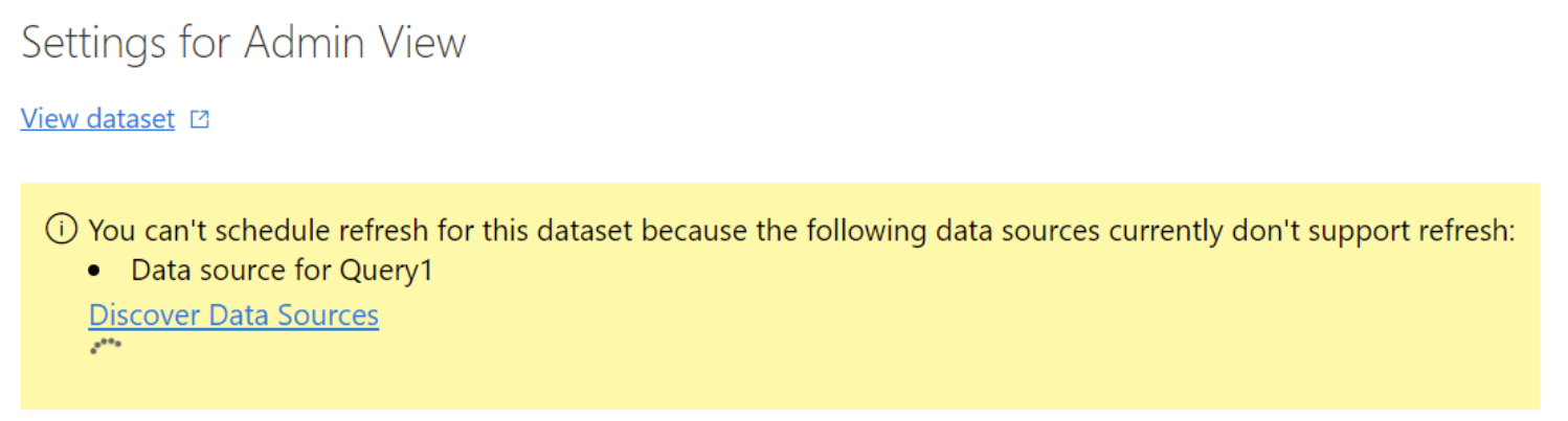 Solved: Scheduled refresh for PowerBI REST API custom conn ...