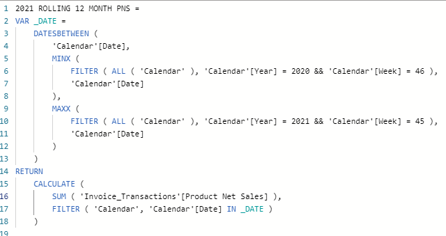 Solved: Rolling 12 months against another rolling 12 month... - Microsoft  Fabric Community