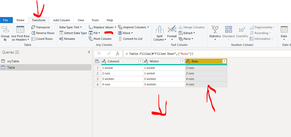 Solved: How to transform one column data into two column l ...
