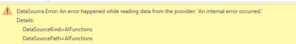 Solved: Error with AI - Microsoft Fabric Community
