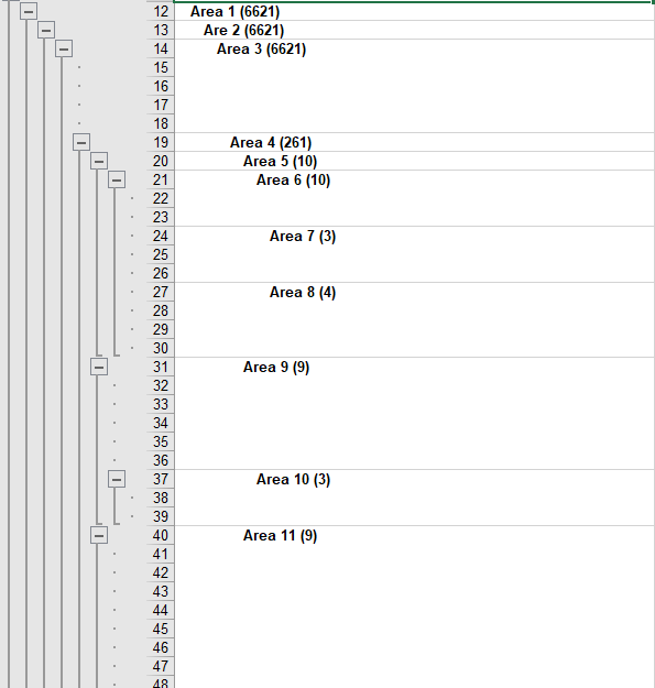 Excel grouping row function - Microsoft Fabric Community