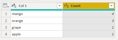 Solved: How to calculate number of occurrence. - Microsoft Fabric Community