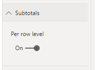Solved: Matrix or table with subtotal on one column - Microsoft Fabric ...