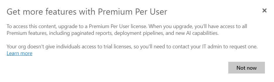 Solved: Cannot access Premium Workspace - Microsoft Fabric Community