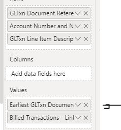 Relationships not shared by values in a matrix - Microsoft Fabric Community