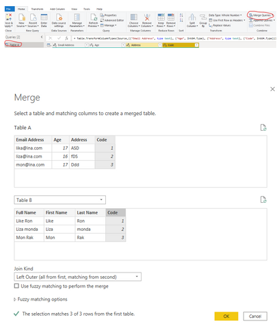 Solved: How to combine 2 columns from diffrent tables - Microsoft ...