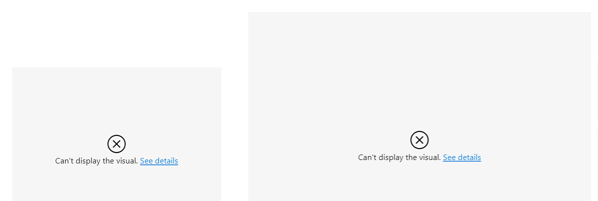 Solved: Can't display the visual - Microsoft Fabric Community