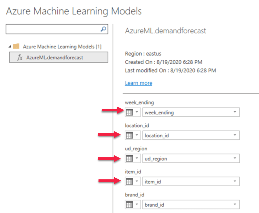 Azure Machine Learning Column Recognition - Microsoft Fabric Community