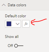 Solved: Where is color formatting option? - Microsoft Fabric Community