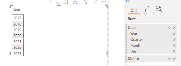 Solved: matrix visual - Microsoft Fabric Community