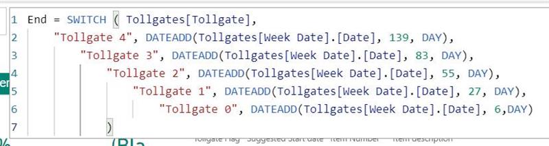 Solved: Switch Function for Tollgate Dates - Microsoft Fabric Community