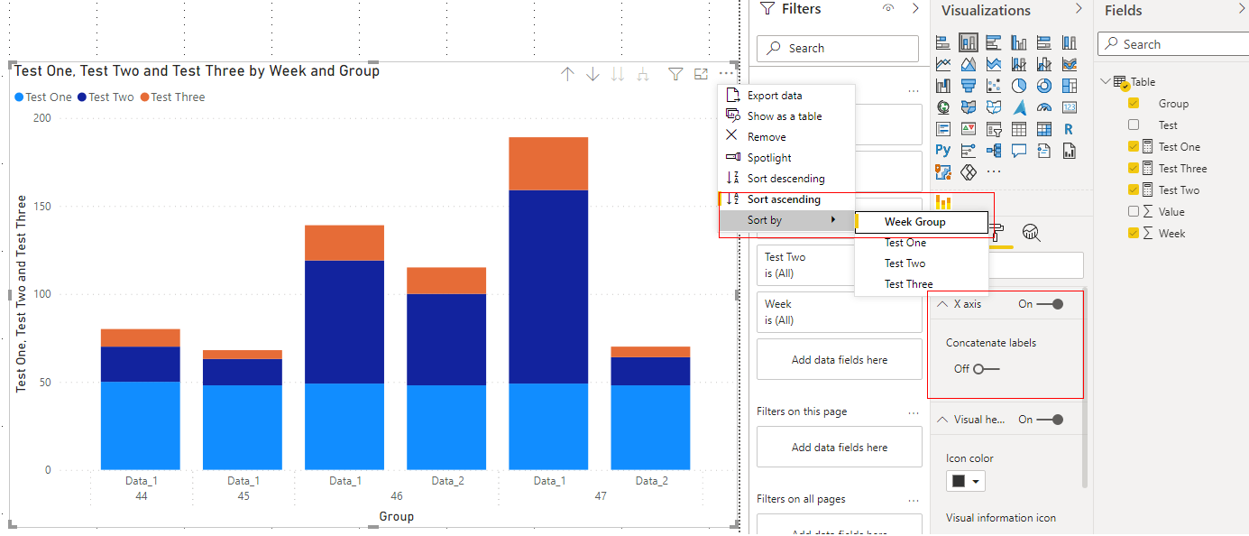 Solved: Help Formatting Bar Chart - Microsoft Fabric Community