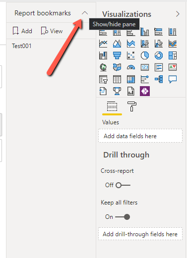 BUG - Report Bookmarks Panel cannot be closed/hide - Microsoft Fabric ...