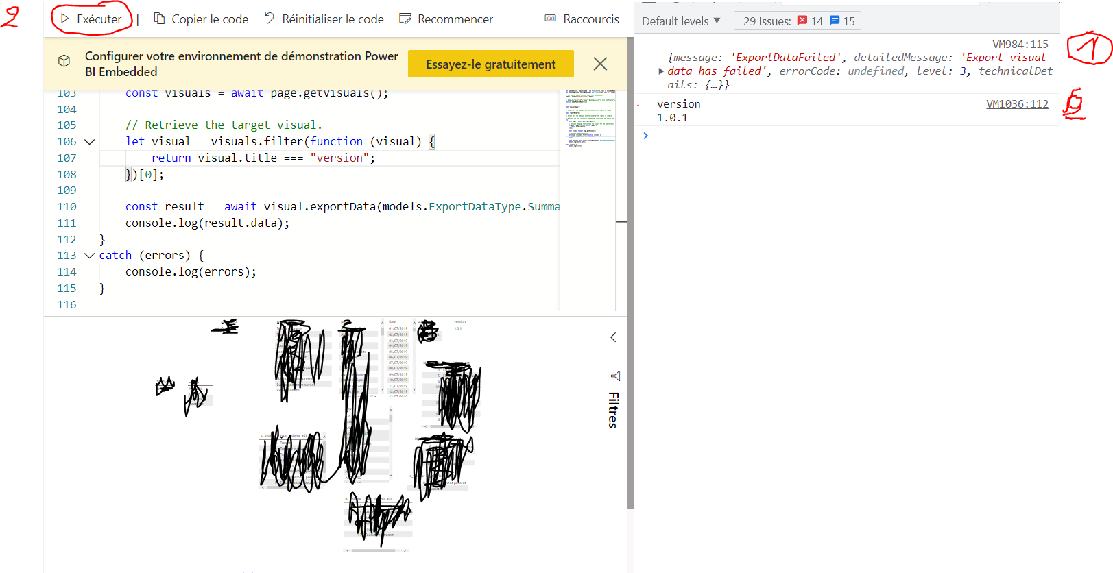 ExportDataFailed Error from Embed API - Microsoft Fabric Community