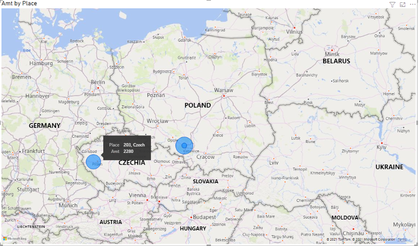 Country and postcode set points different location... - Microsoft ...