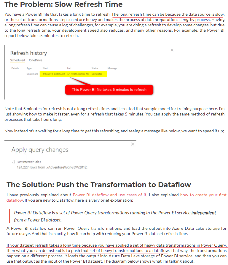 Solved: Dataflow refresh quick, dataset refresh slow - Microsoft Fabric ...