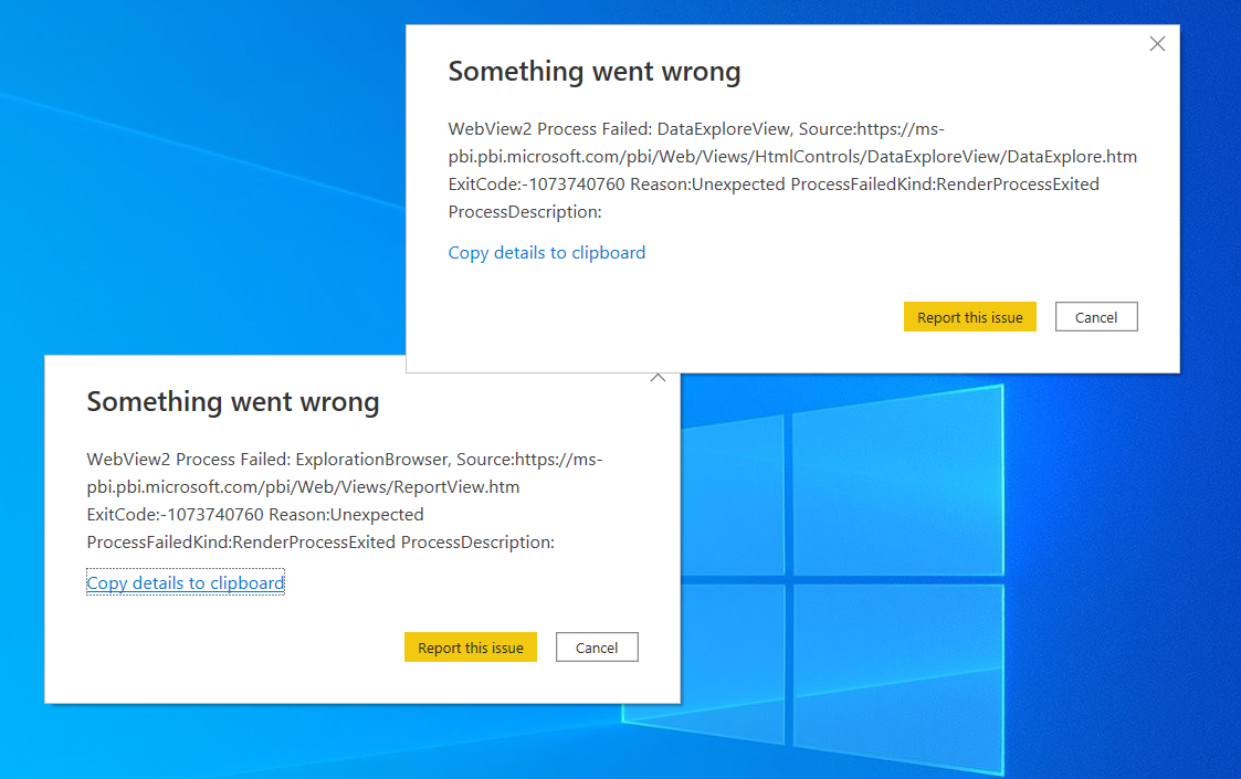 POWER BI Desktop doesn't start after upgarde lates... - Microsoft ...