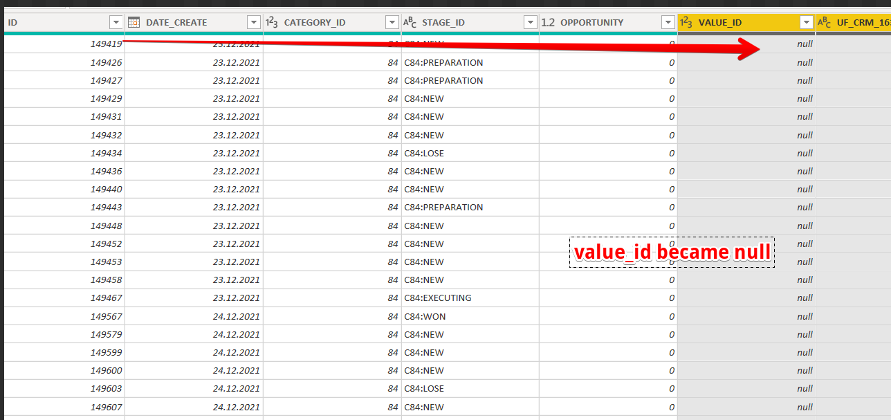 Null column after join - Microsoft Fabric Community